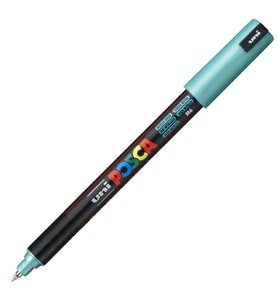 UNİ POSCA SU BAZLI POSTER MARKER 0.7  PC-1MR 0.7 METALİK YEŞİL