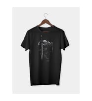 Şövalye Baskılı Unisex T-shirt Tişört (Siyah)