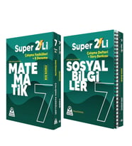 Örnek Akademi 7.Sınıf Süper İkili Matematik ve Sosyal Bilgiler Seti 2 Kitap