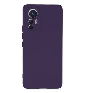 Mi 12 Lite Kılıf Nano içi Kadife Silikon - Mor