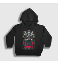 Presmono Unisex Çocuk Siyah Poster Müzik Babymetal Kapüşonlu Sweatshirt 529018tt