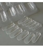 Poly Gel Akrilik Jel Tips Kalıp (Şeffaf)