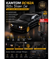 KAMTOM DC162A Retro Dream Car 1:16 4x4 Drift Uzaktan Kumandalı Araba 50 Km/H Hız Işıklı Şarjlı E30