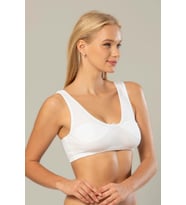 Erdem Kadın Penye Body Sütyen 2475 - 2 Adet (Beyaz)