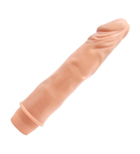 LilituShop Güçlü Titreşimli 21,5 cm Realistik Vibratör Gerçekci Penis Dildo