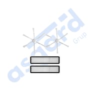 Dreame D9,D9 Max,L10 Pro,D9 Pro Uyumlu 2 Yan Fırça 2 Filtre PKT-iasgf0000167