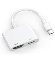 ALLY Type C To 4k Hdmı 100w Type C Çevirici İPhone 15 İPhone 16 Android-(5775) - tygo7112-6773 (Beyaz)