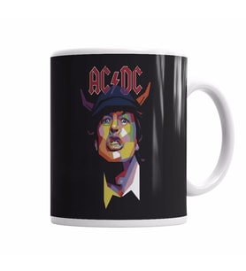 Banda AC DC Kupa Bardak Porselen