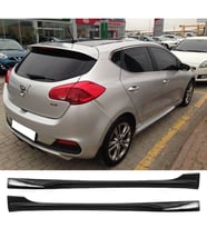 Kia Ceed Yan Marşpiyel Seti Mat Siyah Plastik 2 Adet 2012 2013 2014 2015