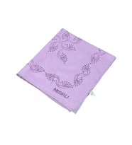 Mısırlı Eşarpları Taşlı Pamuklu Yazma Eşarp - 100x100 cm (Açık Lila)