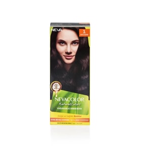 Neva ColorNatural Colors Kalıcı Saç Boya Seti 3. Koyu Kahve
