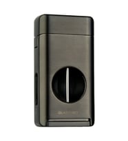 Quantoro Üç Torch V Kesicili Gunmetal Metal Puro Çakmağı - TRZ1132