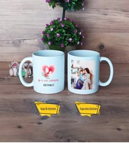 Anneler Günü Hediyesi Kupa Bardak Beyaz Fotoğraflı Anneye Hediye