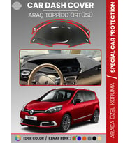 RENAULT SCENIC 3 (2009-2016) Torpido Örtüsü Ön Göğüs Koruma Torpido Koruma Tam Uyum Çatlamayı Önler