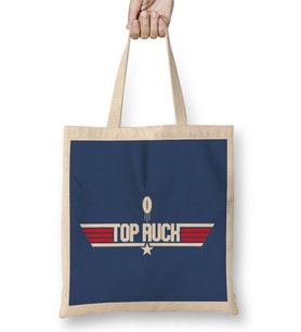 Top Gun Top Ruck Rugby Ball Logo Bez Çanta Uzun Saplı