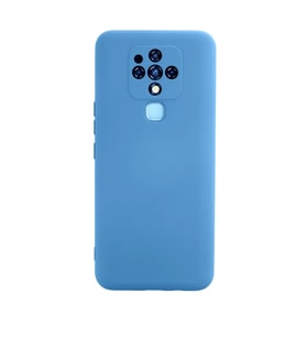 Tecno Camon 16 Kılıf Nano içi Kadife Silikon - Mavi