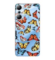 PrintiFy İnfinix Hot 20i ile Uyumlu Water Color 2  Kamera Korumalı Şeffaf  Kılıf