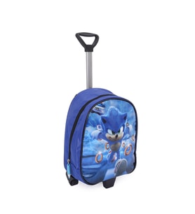 Çekçekli Parlak Sonic Anaokulu Çantası - Süper Sonik Kreş Çantası (Karışık)