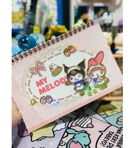 Sanrio Kuromi Melody 10 Sayfa Sticker Defteri