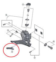 Shimano Fd-R9100 Skid Plate Zincir Koruma Plakası (Siyah)