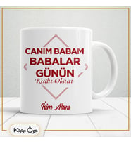 Babalar Günü Özel Hediye Çay Kahve Kupa Bardak-baba49