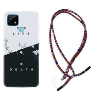 Realme C11 C21 C21Y C25Y C11 2021 Kılıf Boyun Asklı Rasta Silikon Life and Death 1339