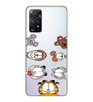 Redmi Note 11S - Note 11 Uyumlu Garfield Tasarımlı Şeffaf Telefon Kılıfı
