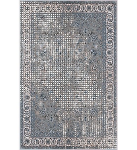 Eliana Home Baskılı, Yıkanabilir Kaymaz Taban Salon Halısı LNA1345-HT250 100x150 cm (Gri)