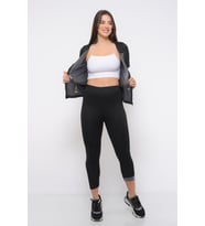 Zayıflama Incelme Terleten Termal Takım Fermuarlı Ve Tayt Terleme Kıyafeti Termal Sauna Kıyafeti