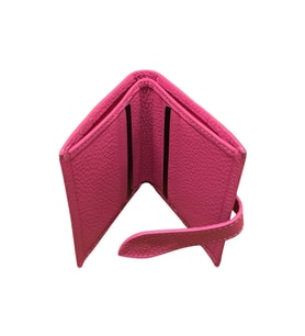 GRANDE - 800  Hakiki Deri Unisex Cüzdan & Kartlık - FUŞYA - STANDART