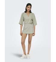 ONLCARO HW LINEN BL SKORT CC PNT (Açık Yeşil)