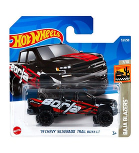 Hot Wheels Tekli Araba '19 Chevy Silverado Trail Boss LT HCT49