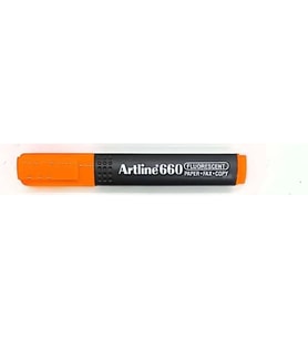 ARTLINE EK- 660 KESİK UÇ 1.0-4.0mm  HIGHLIGHTER FOSFORLU KALEM FLORESAN ORANGE