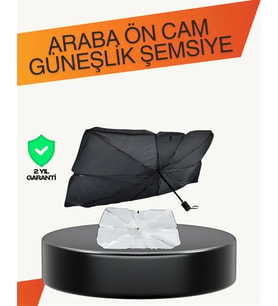 Kalın Kumaşlı Ön Cam Güneşliği – Solmaz, Deforme Olmaz, Uzun Ömürlü