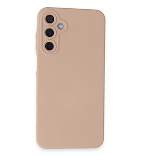 Newface Samsung Galaxy A15 4G Kılıf Nano içi Kadife Silikon - Pudra