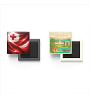 Buzdolap Magnetleri - Tonga Bayrağı ve Paper Cut Tema - 2'li Set Magneti