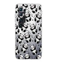 Xiaomi  Mi 10 Ultra  Kamera Korumalı Kapak Panda Tasarımlı Şeffaf  Kılıf