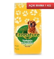 Econature Kuzu Etli Köpek Maması 1 Kg AÇIK