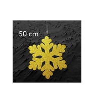 Gold Büyük Kar Tanesi 50 Cm Çift Taraf