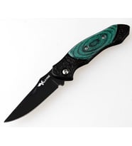 Valkyrie Mini Taktik Katlanır Çelik Outdoor Bıçak – 15.8 cm – Kompakt & Dayanıklı Tasarım Yeşil