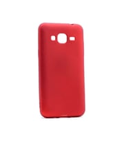 Samsung Galaxy J3 Uyumlu Kılıf Zore Premier Silikon Kapak (Kırmızı)