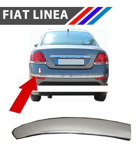 Fiat Linea Arka Tampon Çıtası Sol Taraf Krom 2012 - 2014