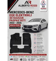 MERCEDES EQE ELEKTRIKLI 2022 - 2026 Araca Özel Kauçuk 3D Profesyonel Oto Paspası