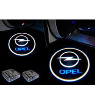 Opel Pilli Yapıştırmalı Kapı Altı Led Hayalet Logo (2 Adet)