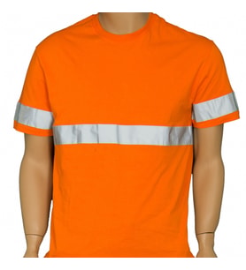 Reflektörlü T shirt Sarı
