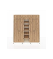 Hyperion Dolap 18 Raflı 9 Kapaklı 220x44x243 Aytaşı-Çam/Çam