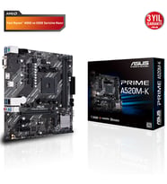 ASUS PRIME A520M-K 2xDDR4 VGA/HDMI 1xM2 AM4 ANAKART