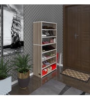 Kenzlife ayakkabılık goya crd 140*70*30 arkalıksız ayakkabı ofis dolabı iki bölme