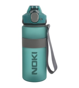 Su Matarası Tritan Auto Kapak Soft Touch Silikon Bantlı Askılı 1000 ML - Yeşil