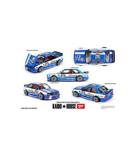 MiniGT BMW M3 Kaido Touring Chase V1 Diecast Car KHMG223 1/64 Model Araba
